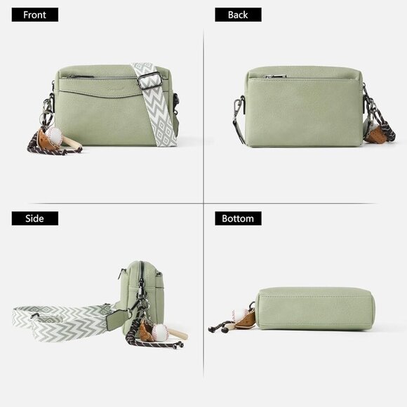 Crossbody Purses, Simple Fashion Crossbody with Removable Shoulder Strap, Multi- - Picture 5 of 7